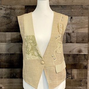 Vintage Tan City Girl Vest